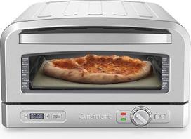 Cuisinart picų kepimo krosnelė | Naudojama patalpose | Mediena degantis skonis per 5 minutes | Picų rinkinys pridedamas: Picos žievelė, pjaustyklė, akmuo ir gili forma | Reguliuojamas laikas ir temperatūra iki 400 °C