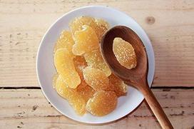 Cukruotas imbieras gabaliukais 2 kg | Dehidratuoti džiovinti vaisiai Glazūruoto imbiero griežinėliai | Cukruotas imbieras griežinėliais | Saldinti džiovinti lapai | Idealiai tinka receptams | Vegetarams ir veganams