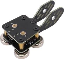 CW raktas, dvigubo mentės Morzės kodo raktas su magnetine pagrindu, greitai reaguojantis Morzės telegrafo raktas, skirtas radijo mėgėjams, jungtis, 3,5 mm kištukas