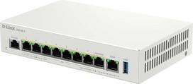 D-Link DBR-600-P Verslo PoE maršrutizatorius - 2,5G dvigubo WAN VPN maršrutizatorius su 8× PoE+ prievadais (123 W), kelių WAN apkrovos paskirstymas, ugniasienės apsauga, prieigos taškų valdymas - idealiai tinka mažiems biurams ir kavinėms