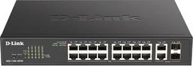 D-Link DGS-1100-18PV2, valdomas, L2, Gigabit Ethernet (10/100/1000), maitinimas per Ethernet (PoE), montavimas į stelažą, 1U