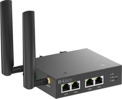 D-Link DWM-314-T 4G kelių jungčių modemas maršrutizatorius - pramoninis maršrutizatorius LTE Cat.4, 150Mbps atsisiuntimas, 4 Fast Ethernet prievadai, VPN apsauga, Plug & Play, nuotolinis valdymas, tvirtinamas ant DIN bėgio / sienos