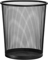 D.RECT KOMO šiukšliadėžė, 12 l metalinė šiukšliadėžė, biuro, apvali šiukšliadėžė studijoms, virtuvei, tvirto dizaino, 266 x 218 x 280 mm, juoda