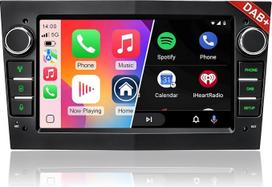 DAB automobilių radijas „Opel“ su belaidžiu „CarPlay“ ir „Android Auto“ palaikymu bei 7 colių ekranu