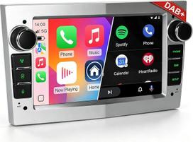 DAB automobilių radijas „Opel“ su belaidžiu „CarPlay“ ir „Android Auto“ palaikymu bei 7 colių ekranu