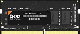 DATO 8GB DDR4 3200MHz PC4-25600 CL22 SODIMM 1,2V 260-Pin Non-ECC SO-DIMM nešiojamųjų kompiuterių operatyviosios atminties modulis