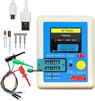 Daugiafunkcinis tranzistorių testeris, TFT, diodų, triodų, talpos matuoklis, LCR, T7, ESR matuoklis, NPN, PNP, MOSFET, IR testeris