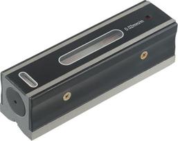 DAZZLEEX gulsčiukas, labai tikslus gulsčiukas, pagamintas iš pramoninės kokybės volframo plieno, 0,02 mm, su mediniu korpusu ir pagrindu (100 mm)