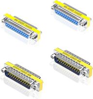 DB25 adapteris DB25 lyčių keitiklis, 4 vienetų D-SUB 25Pin vyriškos ir moteriškos lyties jungtis D SUB 25 RS232 serijinio kabelio lyčių keitiklis