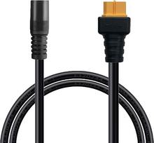 DC 8 mm į XT60 adapterio kabelis, DC7909 į XT60 prailginimo kabelis, 14 AWG saulės energijos kabelis, suderinamas su „Delta River“, „Jackery“, „Bluetti“ ir kitomis nešiojamosiomis elektrinėmis stotelėmis bei saulės baterijomis, 1,5 m (DC 8 mm moteriškas j