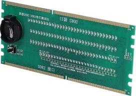 DDR-PC atminties testeris, kompiuterio RAM testeris, PO, kompiuterio komponentai: „dvi funkcijos viename“ stalinio kompiuterio pagrindinės plokštės testavimo plokštė DDR2, DDR3 su šviesos indikatoriumi, #862