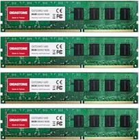 DDR3 OPERATYVIOJI ATMINTIS: GIGASTONE 32GB rinkinys (4x8GB) DDR3/DDR3L 1600MHz (1333MHz) PC3-12800 (PC3-10600) CL11 1.35V/1.5V 2Rx8 UDIMM 240 Pin Non-ECC Unbuffered PC saugykla Saugykla er atnaujinimas