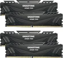 DDR4 OPERATYVIOJI ATMINTIS: GIGASTONE Game Pro 64GB rinkinys (4x16GB) DDR4 3200MHz PC4-25600 CL16-18-18-40 Intel XMP 2.0 AMD Ryzen 1.35V UDIMM 288Pin Non-ECC Unbuffered Desktop High Performance Memory Black