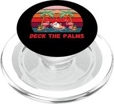 Deck The Palms - Weihnachten im Juli, Weihnachtsmann trinkt einen Cocktail PopSockets PopGrip für MagSafe