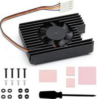 Dedicated All-in-One 3007 aušinimo ventiliatorius Raspberry Pi skaičiavimo moduliui 4 CM4 ventiliatorius su šiluminėmis juostelėmis, PWM greičio reguliavimas