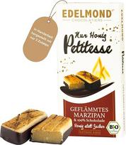 Degintas ekologiškas marcipanas. Rankų darbo, be pridėtinio granuliuoto cukraus, su daug migdolų, medaus ir šokolado be cukraus. 9 x "Edelmond Königsberger" konditerijos gaminių dovana