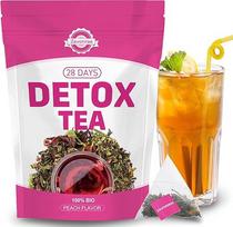 Detox arbata svorio metimui, 28 dienų svorio metimo arbata, natūralus žolelių mišinys su kiaulpienėmis, žaliąja arbata, Oolong arbata, gerina savijautą, virškinimą ir padeda mesti svorį, palaiko menopauzę