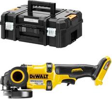 DEWALT be šepetėlių XR Flexvolt 54 V 125 mm Elektronika, švelnus paleidimas, stabdys, sankaba, be įkroviklio/akumuliatoriaus ir TSTAK II daugių spalvų dėklo