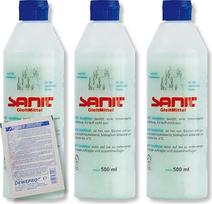 DEWEPRO rinkinys: "Sanit Lubricant 3087-3" 500 ml talpos buteliukai - puikus tepalas visoms kištukinių movų jungtims tvirtinti, įskaitant 1 x Dewepro® Single Scrubs