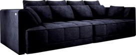 Didelė sofa „Tiga XXL“, sofa-lova, sofos-lovos su miego funkcija, 302 cm pločio (Cloud 79)