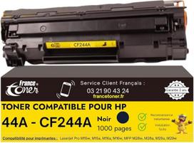 Didelės talpos lazerinis tonerio kasetė, atitinkanti „HP 44“ (CF244A) standartinio dydžio kasetę