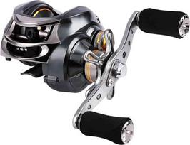 Didelio greičio Baitcasting žvejybos ritės 11+1 guoliai 7.0: 1 ritė dešinėje kairėje pusėje karpių žvejybos ritė