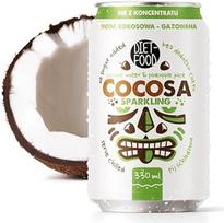 DIET-FOOD Cocosa Coconut Water Coconut Water Putojantis kokosų vanduo su angliarūgšte Kilmės šalis Vietnamas Be dirbtinių priedų ir be cukraus 330 ml