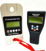 Dinamometras, 10T, 30T, 50T. Itin tikslus skaitmeninis belaidis dinamometras su nuotolinio valdymo pultu, skirtas kranams, RS232 (10 tonų su grandine)