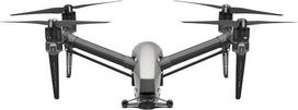 DJI „Inspire 2“ dronas, skirtas kinematografiniam filmavimui, juodos ir sidabrinės spalvos