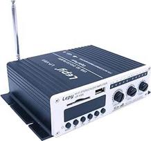 DollaTek LP-V9S 2 x 20 W 2CH Hi-Fi stereofoninis skaitmeninis stiprintuvas su 3A maitinimo šaltiniu DVD CD FM MP3 - juodas