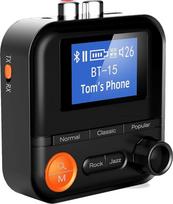 DollaTek 2-in-1 imtuvas Bluetooth 5.2 stereo adapteris su 3,5 mm 2RCA palaikymo TIF kortele, skirtas automobiliams, namų stereogarsiakalbiui, laidinėms ausinėms