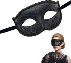 DONGKER kaukė, dengianti pusę veido, skirta cosplay, karnavalui, kaukių vakarėliams, kostiumams ir Helovinui