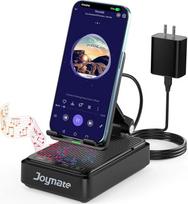 Dovanos vyrams ir moterims, belaidis telefono stovas su "Bluetooth" garsiakalbiu, angelo reguliuojamas telefono laikiklis stalui, prie lovos, techninė dovana gimtadieniui, festivaliui