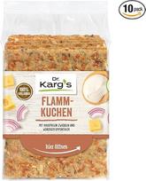 Dr. Karg's Crispbread Flammkuchen - traški, vegetariška, su ementalu ir svogūnais, daug skaidulų, 100 % viso grūdo ir be priedų, 10 x 200 g
