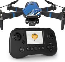 Dronas su 4K kamera, RC LCD ekranu ir tiesiogine vaizdo transliacija, dronas su bešepetės varikliu, 270° kliūčių išvengimo funkcija, sulankstomas RC mini kvadkopteris suaugusiems pradedantiesiems, svoris mažesnis nei 250 g, dovana