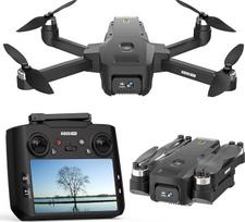 Dronas „K600GPS“ su 1080P kamera, 4,5 colio FPV ekranu, bešepetės varikliu ir 22 minučių skrydžio trukme