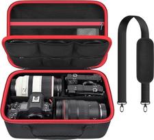 DSLR fotoaparato dėklas, skirtas „Canon T7“, „EOS R50“, „R6 II“, „Sony A7 IV“ ir „Nikon D7500“