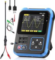 DSO-TC3 osciloskopas, 3-in-1 skaitmeninis rankinis osciloskopas, multimetras, nešiojamas tranzistorių testeris, osciloskopai, signalų generatorius, 500 kHz juostos plotis, ESR testeris, LCR varžos matuoklis su 2,4 colių TFT ekranu