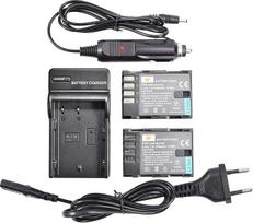 DSTE 2 pakuotės baterija ir dvigubas USB greitasis įkroviklis, suderinami su "Panasonic" DMW-BLF19 DMW-BLF19E DMC-GH3 DMC-GH4 LUMIX G9 DC-G9 DC-G9 DC-G9GK-K LUMIX G9