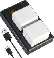 DSTE 2 vnt. „Arlo A1/A1B“ (2000 mAh/7,2 V) akumuliatorių įkroviklis, suderinamas su „Arlo Pro“ akumuliatoriumi, „Arlo Pro 2“ akumuliatoriumi (VMA4400) ir „Arlo Pro“ stebėjimo kamera