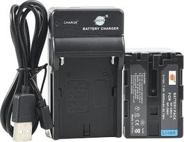 DSTE NP-QM91D ličio jonų akumuliatorius ir „Micro USB“ įkroviklis, tinkantis „Sony“ modeliams CCD-TRV108E, CCD-TRV118, CCD-TRV126, CCD-TRV218E, CCD-TRV308