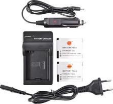 DSTE® atsarginė baterija ir kelioninis įkroviklis DC121E, suderinami su „GoPro AHDBT-002 Hero“ ir „GoPro HERO2“ skaitmeniniais fotoaparatais, kaip ir „GoPro AHDBT-001“ bei „AHDBT-002“; 2 vnt. rinkinys