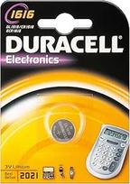 Duracell 1616 neįkraunama baterija - Baterijos (ličio, mygtukinės, CR1616, nerūdijančio plieno)