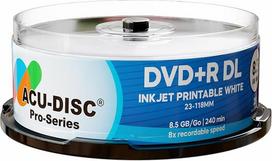 DVD+R DL 8,5GB 240 min 8x dvigubo sluoksnio – balti diskai, tinkami spausdinti rašaliniais spausdintuvais, spausdinami visame paviršiuje, dvigubo sluoksnio įrašomieji diskai, skirti kopijavimui ir vaizdo įrašų gamybai (25)