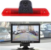 Dviejų atbulinės eigos kamerų rinkinys su 7 colių LCD ekranu, dviem objektyvais ir stabdžių žibintų kameromis, skirtas „Fiat Scudo Bus Box 270“, „272“, „Citroën Jumpy“, „Peugeot Expert“ ir „Toyota ProAce“ modeliams