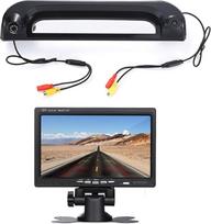 Dviguba galinio vaizdo kamera, trečiojo stabdymo žibinto kamera, galinio vaizdo kamera su atbulinės eigos funkcija + 7 colių LCD monitorius, skirta „Fiat Ducato III“, „Carado 250“, „X250“, „X251“, „290“, „290X“ / „Citroen Jumper II“, „244 Z“, „250“, „2500