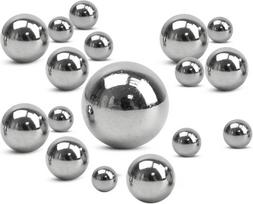 Dviračių rutuliniai guoliai; plieniniai rutuliniai guoliai su geležiniais rutuliais, skirti vairavimo ratukams (10 vnt., 5 mm)