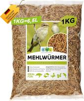 Džiovinti miltiniai sliekai 1 kg = 6500 ml Vabzdžių užkandis paukščiams, žuvims, vėžliams, graužikams ir ropliams, paukščių lesalas laukiniams paukščiams visus metus, voverių lesalas, maistas ežiams