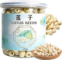 Džiovintos lotoso sėklos (230 g) „White Lotus“ – veganiškos, be glitimo ir be cukraus – „The Asian Kitchen“ – skirtos maisto gaminimui (sriuboms ir košėms), taip pat arbatos paruošimui