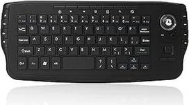E30 2,4 GHz belaidė klaviatūra su "Trackball" pelės slinkimo ratuku nuotolinio valdymo pultelis, skirtas "Android TV BOX" išmaniajam televizoriui, "Smart TV" kompiuteriui, nešiojamajam kompiuteriui, juodos spalvos